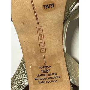 Vince Camuto Peppa Metallic Gold Leather Platform‎ Stiletto Heels 7M VC-PEPPA thumbnail 10
