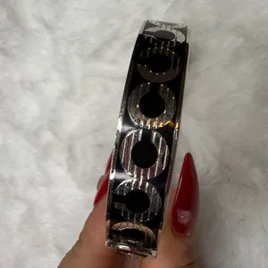 COACH “C” Signed Enamel Stainless Steel Bangle thumbnail 7