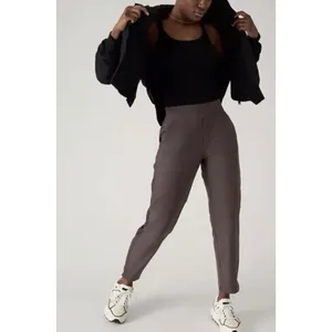 ATHLETA‎ Brooklyn Ankle Athletic Packable Pants Gray Size 4 thumbnail 2