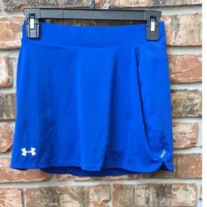 Under Armour Royal Blue Athletic Skirt Skort Size XS Pull On Tennis Athleisure thumbnail 6