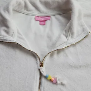 Stoney Clover -808 Lane White Sweatshirt 1/3 zip‎ up Medium thumbnail 7
