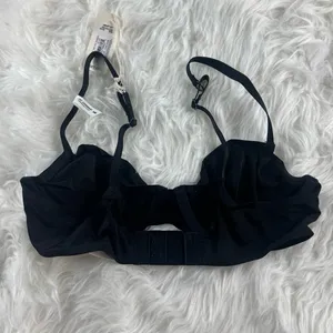 Aerie Smoothez Mesh Full Coverage Unlined Bra Black 34B thumbnail 5