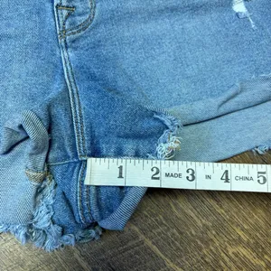 Good American Cut Off Blue Denim Jean Shorts Womens 12/31 High Rise Stretch thumbnail 4