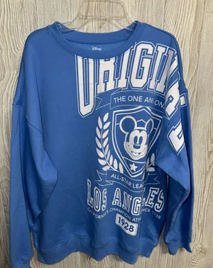 Disney Blue Mickey Graphic Pullover thumbnail 1