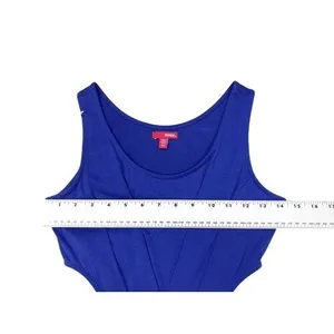 Bongo Bright Blue‎ Sleeveless Cutout Bodycon Dress Size Small thumbnail 4