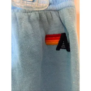 Aviator Nation Peloton New York sweatpants blue women's size XL thumbnail 4