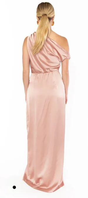 Show Me Your Mumu Rose Gold Satin Dress thumbnail 2