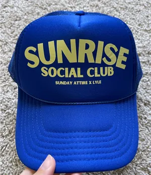 Sunrise social club Hat thumbnail 1