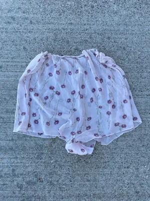 BHS Department store London womens sheer floral boho sexy shorts size 18 thumbnail 5