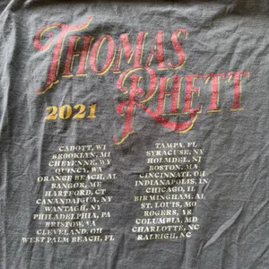 Thomas Rhett Concert Tour Tee Gray Size L thumbnail 3