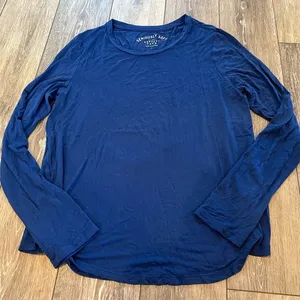 Aeropostale Soft Blue Long Sleeve Tee thumbnail 1