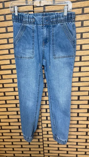 Denim Joggers Size‎ Small Blue Size 4 thumbnail 1