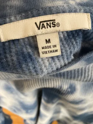 Vans Blue Tie Die Long Sleeve thumbnail 3