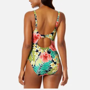 hurley one piece floral swimsuit nwt thumbnail 3