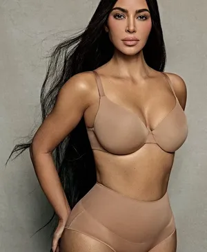 SKIMS Smoothing Intimates Full Coverage Lightly Lined‎ Bra clay size 36C thumbnail 1