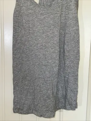 Fabletics Lightweight Grey Racerback Tank Top M thumbnail 3