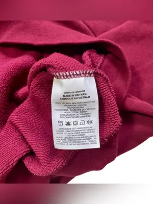 Nike Rally Essentials Burgundy Fleece Pullover Hoodie thumbnail 4