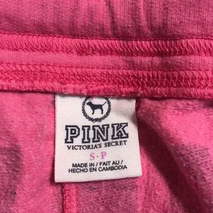 Victoria’s Secret PINK loungewear track style fleece micro shorts small y2k thumbnail 8