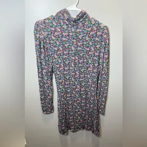 Ronny Kobo Ruby Mock Neck‎ Floral Long Sleeve Dress Size XL thumbnail 4