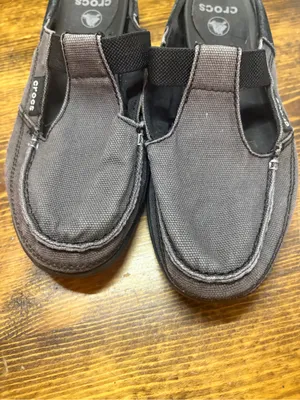 Crocs Black And Gray Mules Women Size 7 thumbnail 3