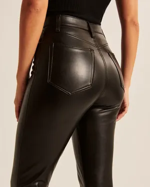 Abercrombie Leather Skinny Pants thumbnail 2