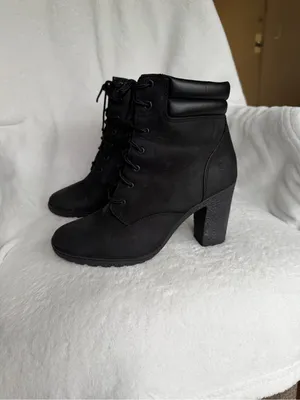 Timberland Womens Tillston 6 In Medium Leather Boot Size 9 Black thumbnail 5