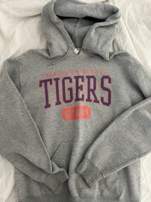Clemson Sweatshirt Gray Size M thumbnail 1