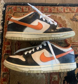 Nike Dunk Low PRM Halloween Shoes Black White Orange thumbnail 1