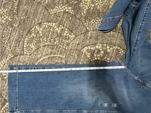 Gap NWT Women’s Size 30 10 Medium Indigo Blue High Rise Wide Leg Cropped Jeans thumbnail 9