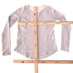 Size 6 Lululemon Sculpt Long Sleeve Powdered Mauve thumbnail 5