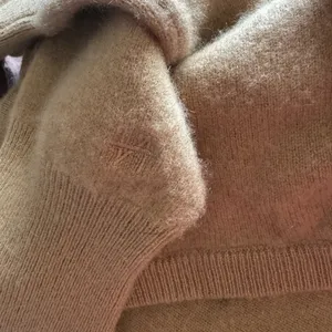 Naadam‎ cashmere crewneck sweater size small tan thumbnail 10
