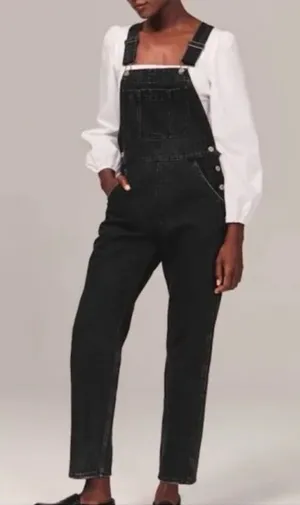 Abercrombie Black Overalls thumbnail 1
