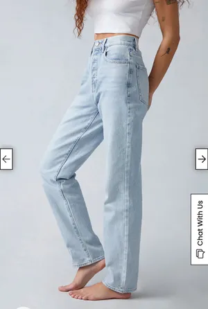 PacSun Light Indigo Glittery Dad Jeans thumbnail 2