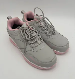 Lansnbo $55 Waterproof Woman’s 8 Gray and Pink Stylish Athletic Sneakers Comfort thumbnail 1