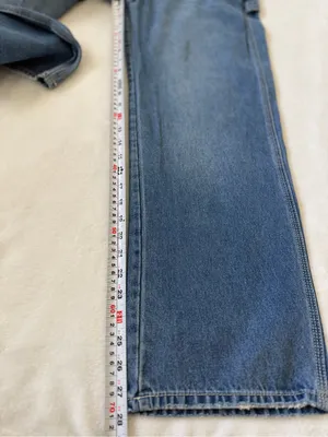 Vintage Y2K Unionbay Carpenter Jeans Womens 5 27W Baggy Skater Utility Denim 90s thumbnail 11
