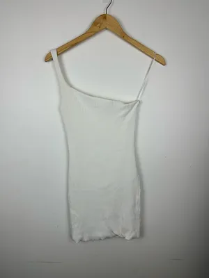 Gauge81 Erla One Shoulder Dress White Mini Cocktail Mini‎ Dress Women’s Sz S thumbnail 5