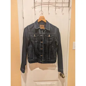Ralph Lauren dark blue denim jean jacket women size S Excellent condition thumbnail 4