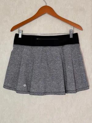 Lululemon Women’s Pace Rival Skirt No Panels 15" in Heather Lux Multi Black 8 thumbnail 6
