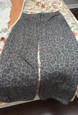 Target cheetah pants thumbnail 1