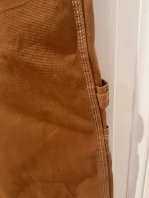 Bershka Brown Carpenter Pants Size 6 Straight Leg Utility Workwear Y2K thumbnail 6