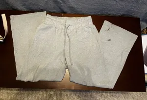 Wild Fable Sweatpants Grey Wide-Leg High-Waisted thumbnail 1