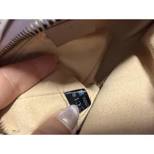 Gucci Crossbody Bag Womens Small Beige Leather GG Marmont Camera Made In Italy thumbnail 5