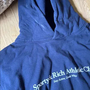 Sporty & Rich Navy Hoodie thumbnail 2