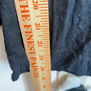 Gap Women's XL Mid-Rise Barrel Pants Black Minimalist Coastal Vacation‎ thumbnail 7