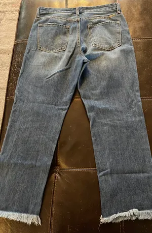 KanCan Frayed Blue Jeans thumbnail 2