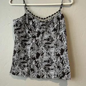 Women's Top Y2K‎ 100 Cotton Babydoll 90s Espresso Brown 8 Gilmore Girls Thin thumbnail 5