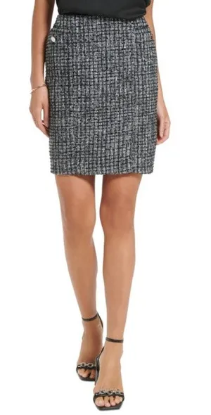 Calvin Klein Women's Tweed Miniskirt Size 6 thumbnail 1