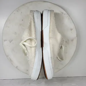 SuperGA Teddy Shearling Mule Sneakers US 9.5 Ivory Slip On Sherpa Boucle Cozy thumbnail 10