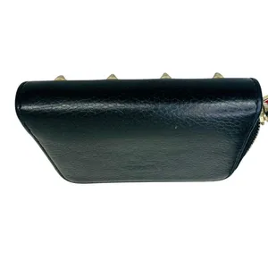 Christian Louboutin‎ Panettone Spikes Coin Zip Around Wallet In Black Pre-owned thumbnail 5