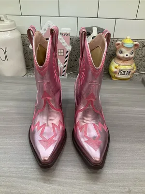 Hochfart‎ Western Boots For Women Embroidered Pointed Toe Cowgirl Boots thumbnail 2